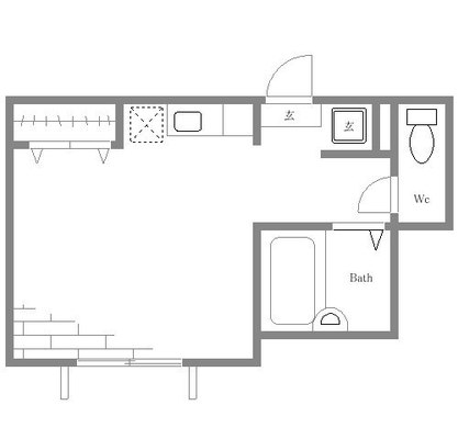 日本女子大学 アパート 1R