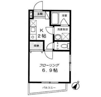 東京都豊島区目白２丁目 賃貸アパート 1K