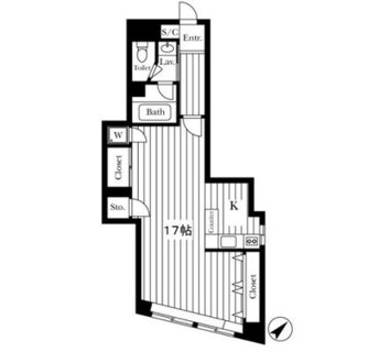 東京都文京区大塚５丁目 賃貸マンション 1R