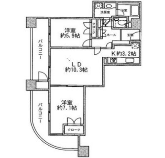 東京都新宿区西早稲田１丁目 賃貸マンション 2LDK