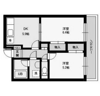 東京都豊島区高田２丁目 賃貸マンション 2DK