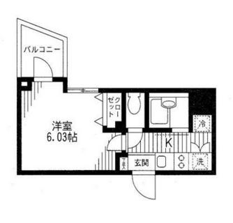 東京都新宿区早稲田鶴巻町 賃貸マンション 1K