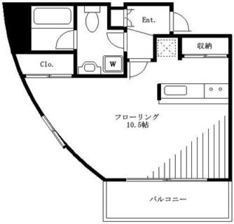 東京都新宿区下落合２丁目 賃貸アパート 1R