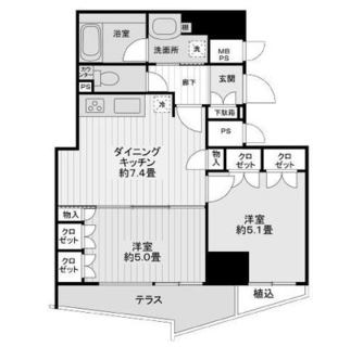 東京都新宿区西早稲田３丁目 賃貸マンション 2DK