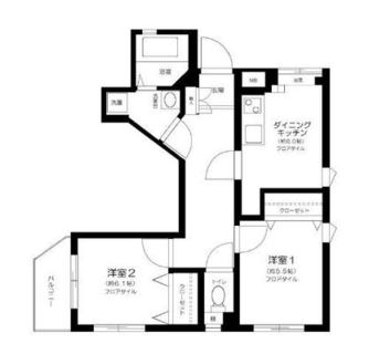 東京都豊島区雑司が谷１丁目 賃貸マンション 2DK