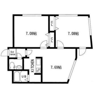 東京都豊島区高田１丁目 賃貸マンション 2DK